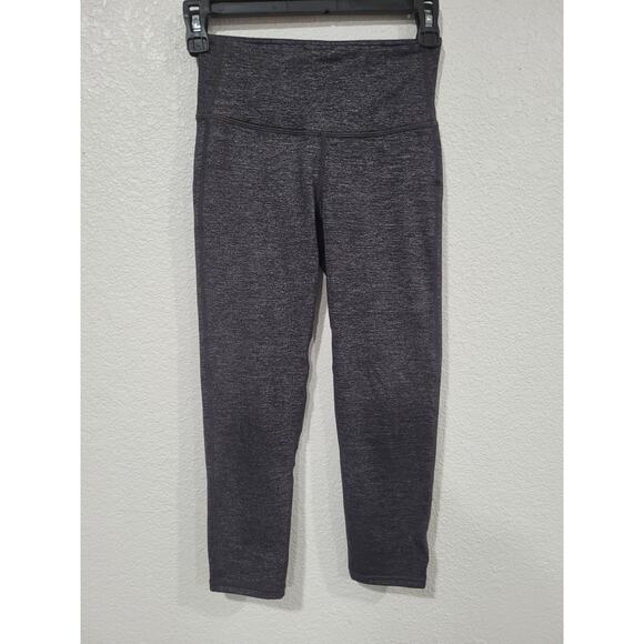 Athleta Women's Gray Leggings size XXS Capri Length #8 - Picture 1 of 5